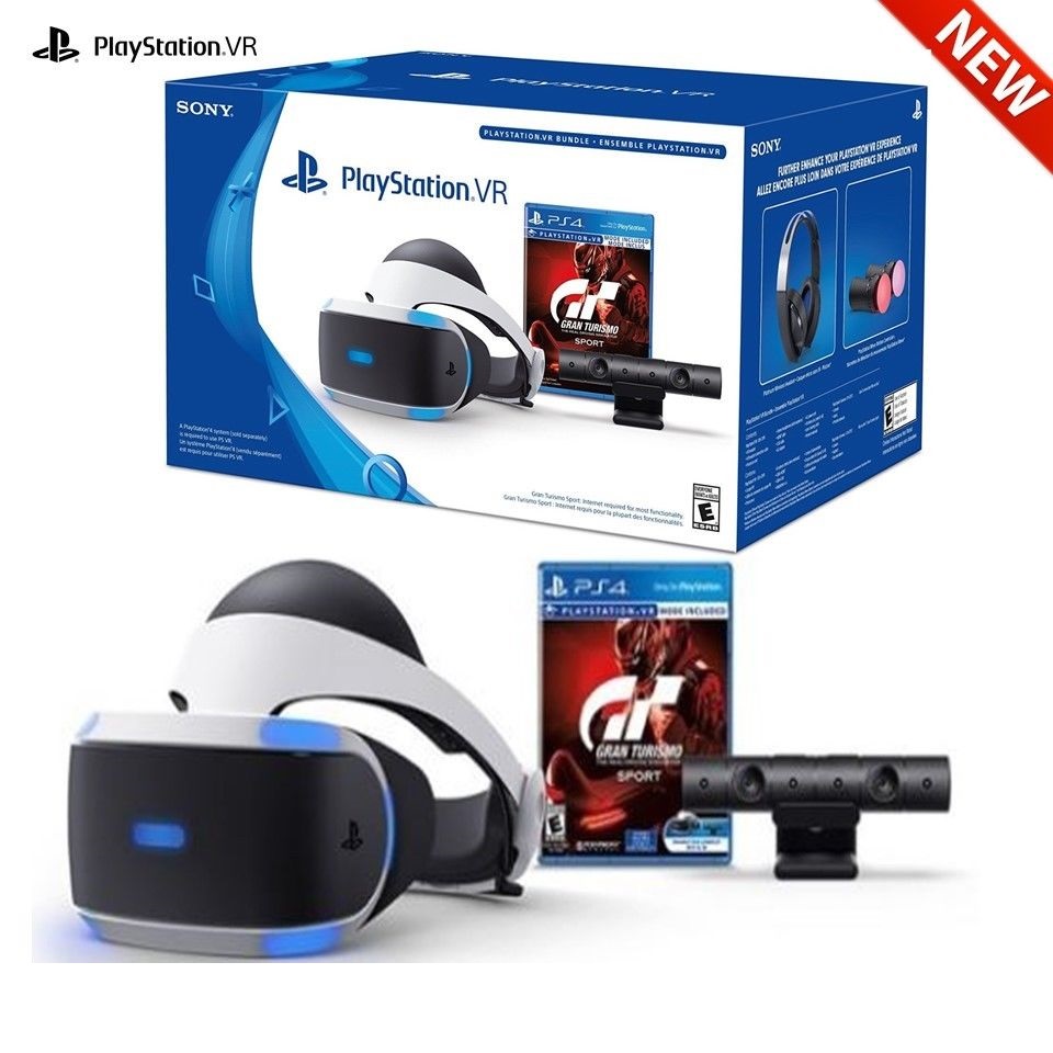 PlayStation VR GT Bundle Gran Turismo Sport Virtual Reality Headset